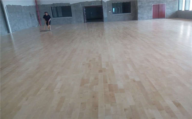 22厚排球館木地板雙層龍骨結構