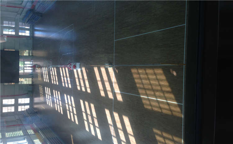 硬木企口羽毛球館木地板安裝工藝