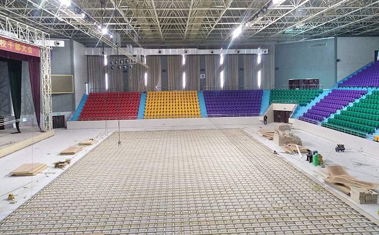 松木籃球運(yùn)動(dòng)地板安裝工藝