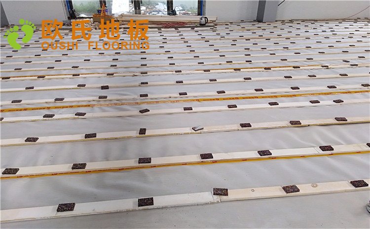 安徽省懷寧縣新明源電力有限公司羽毛球館木地板