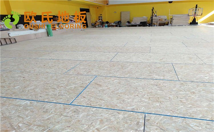 江蘇揚(yáng)州海蘭德瓊花籃球館木地板項目